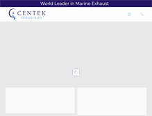 Tablet Screenshot of centekindustries.com